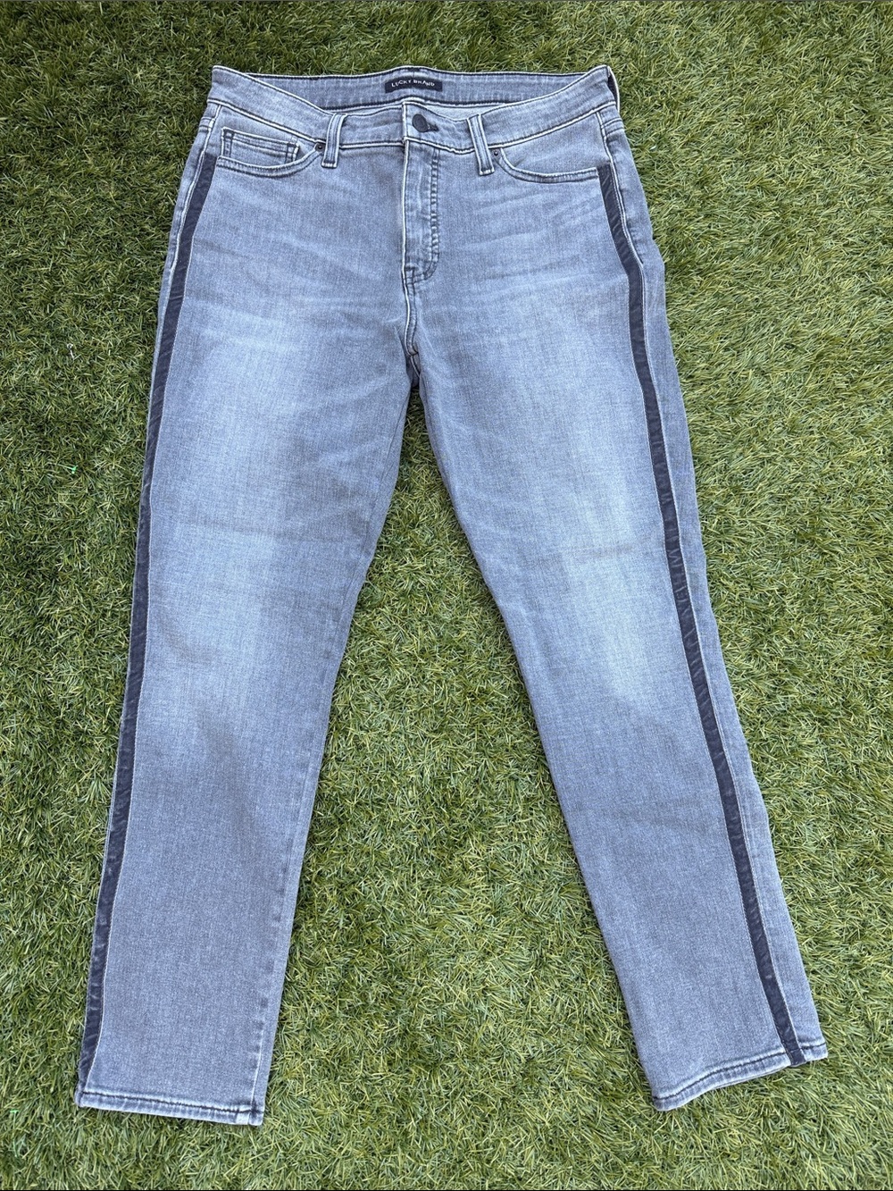 Lucky Brand Hayden Mid Rise Skinny Jeans Gray Wash Women’s Approx Size 6/28